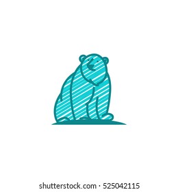 Animal Bear Logo Design Template