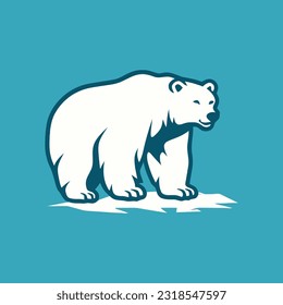 Animal Bear Logo Illustration Vector Design Template