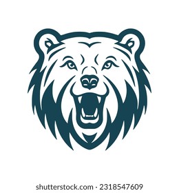 Animal Bear Logo Illustration Vector Design Template