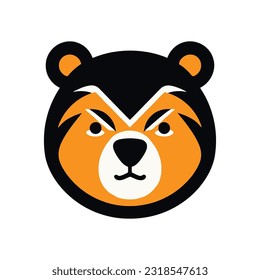 Animal Bear Logo Illustration Vector Design Template