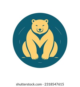 Animal Bear Logo Illustration Vector Design Template