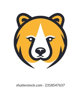 Animal Bear Logo Illustration Vector Design Template