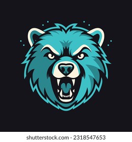 Animal Bear Logo Illustration Vector Design Template