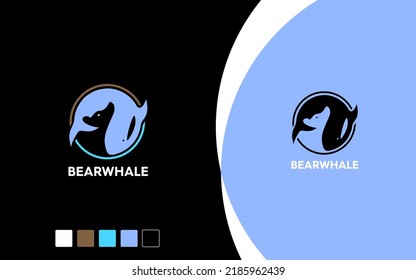 Vektor für Tierbär und Wallogo