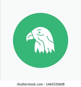 Animal, Bird, Eagle, Usa. Vector Icon Template background