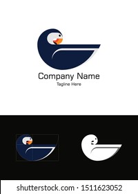 Animal Bird Toucan Logo Vector Design
