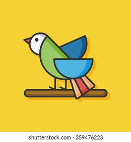 animal bird vector icon