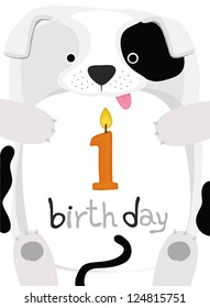 animal birthday collection, little dog