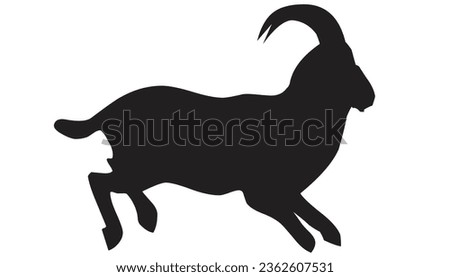 Animal Black art Victor design Template  Stock fotó © 