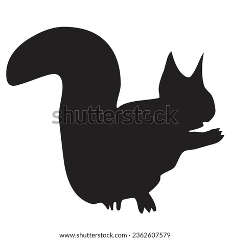 Animal Black art Victor design Template  Stock fotó © 