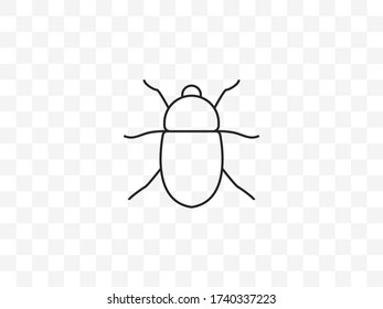 Animal, bug, insect icon. Vector illustration, flat design.