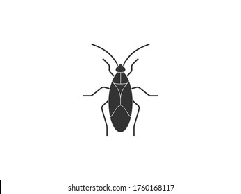 Animal, bug, insect icon. Vector illustration, flat design.