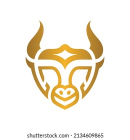 Animal Bull Secure Business Logo Design
