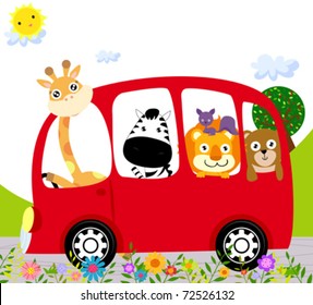 animal bus