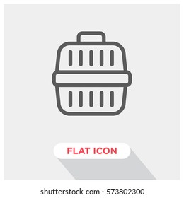 Animal cage vector icon