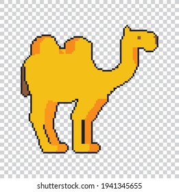 animal camel pixel art png format