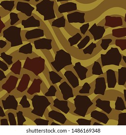 Animal Camouflage Skin Pattern Illustration