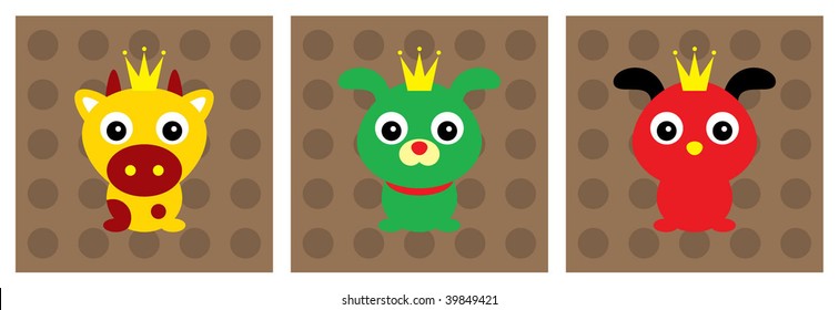 animal card set 5