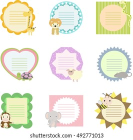 Animal Card Templates
