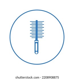 Animal care comb brush icon | Circle version icon |