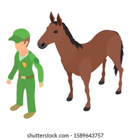Animal care icon. Isometric illustration of animal care vector icon for web