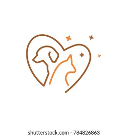 Animal Care Logo Design Vector