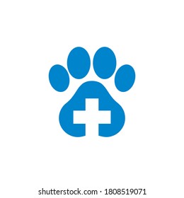 Tierpflege-Logo, Veterinärvektor.