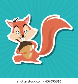 Animal cartoon design , editable vector