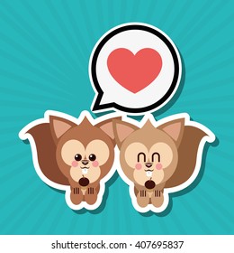 Animal cartoon design , editable vector