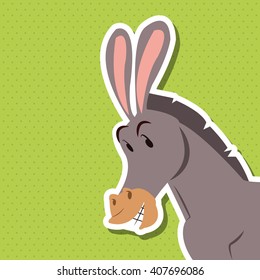 Animal cartoon design , editable vector
