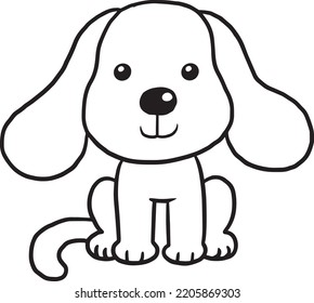 animal cartoon doodle kawaii anime coloring page cute illustration clip art character