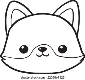 Animal Cartoon Doodle Kawaii Anime Coloring Page Cute Illustration Clip Art Character