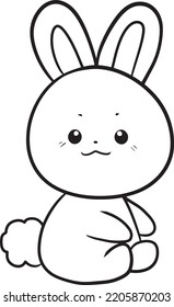 animal cartoon doodle kawaii anime coloring page cute illustration clip art character