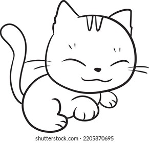 Animal Cartoon Doodle Kawaii Anime Coloring Page Cute Illustration Clip Art Character