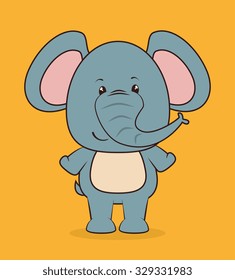 Animal cartoon graphic design, vector illustration eps 10