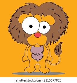 animal cartoon graphic style. Modern design for advertising, branding, greeting cards, covers, posters, banners. Vector 
