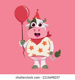 animal cartoon graphic style. Modern design for advertising, branding, greeting cards, covers, posters, banners. Vector 