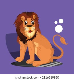 animal cartoon graphic style. Modern design for advertising, branding, greeting cards, covers, posters, banners. Vector 