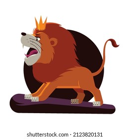 animal cartoon graphic style modern design vector