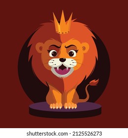 animal cartoon graphic style modern design vector