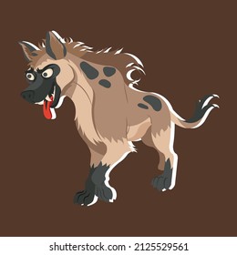 animal cartoon graphic style modern design vector