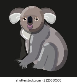 animal cartoon graphic style modern design vector