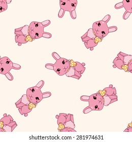 animal cartoon , cartoon seamless pattern background