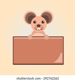 animal cartoon text box for kid