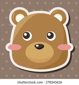 animal cartoon theme elements