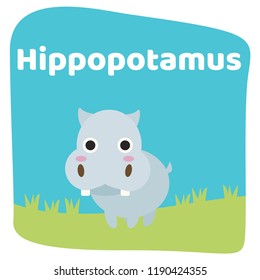 Animal Cartoons Collection Hippopotamus
Vector illustrations
Teach vocabulary about animals