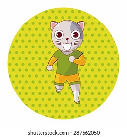 animal cat cartoon theme elements