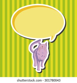 animal cat cartoon theme elements