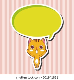 animal cat cartoon theme elements