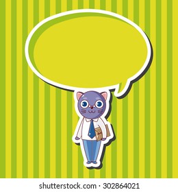 animal cat cartoon theme elements